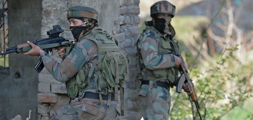 Bandipora Four Terrorists Killed In Encounter,Mango News,Breaking News Headlines,India News Live Updates,Army Forces in Jammu and Kashmir,Bandipora Encounter,Bandipora Breaking News,Indian Security Forces,Indian Army jawan