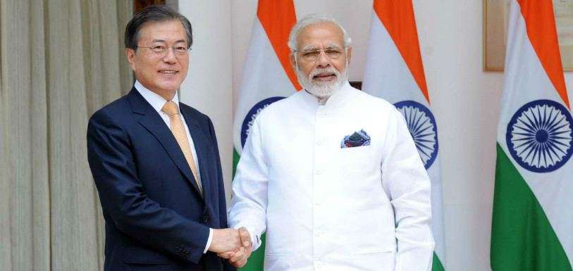 India – South Korea Sign Trade Agreement Ahead of 2019 General Elections, Trade agreements signed between India and South Korea, Trade agreements signed between India South Korea, Modi With South Korean President Moon Jae, Indian General Election 2019, Latest National News, Mango News, India Latest News Headlines
