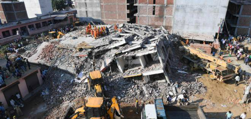 Greater Noida: Two Buildings Collapsed Killing Three People, Two buildings collapse in Greater Noida, Greater Noida Twin Building Collapse, Noida Latest News, Mango News, Latest India News Today, National News Headlines, Breaking News India Today