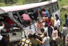 Telangana: 40 Killed And Several Injured In An Accident Telangana: 40 Killed And Several Injured In An Accident, 43 dead and 28 injured in Kondagattu bus accident, Fatal accident near Kondagattu Telangana, Reasons behind Kondagattu RTC Bus Accident, Mango News, TSRTC bus skids off road in Jagtial, Kondagattu bus accident Latest News, TSRTC bus falls into valley near Kondagattu in Jagtia