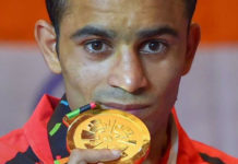 Asian Games 2018: Amit Panghal Wins Boxing Gold Asian Games 2018: Amit Panghal Wins Boxing Gold, Asian Games 2018 Day 14 Latest News and Updates, Amit Panghal clinches India's first boxing gold, 14 Indian Gold Medal Winners at Asian Games, Mango News, Men's Hockey Match India vs Pakistan Latest News, Amit Panghal Beats Olympic Champion Hasanboy Dusmatov, Asian Games 2018, Latest Sports News India Headlines Today