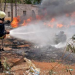 Fire Breaks Out At Plastic Recycling Unit In Hyderabad Fire Breaks Out At Plastic Recycling Unit In Hyderabad, Plastic recycling unit catches fire, Fire guts plastic unit at Hyderabad, Recycling unit catches fire, fire broke out at a plastic recycling unit in Katedan Industrial Area, Mango News, Hyderabad Recycling unit, Mailardevpally Katedan Industrial Area Hyderabad