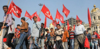 Bharat Bandh Leads To Nationwide Protests, Bharat Bandh Affect Trains and Buses, Bharat Bandh Live Updates, #BharatBandh, 2 day National Bandh, Central Trade Unions Srtike, two day nationwide strike today, Mango News, Sporadic violence latest news