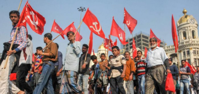 Bharat Bandh Leads To Nationwide Protests, Bharat Bandh Affect Trains and Buses, Bharat Bandh Live Updates, #BharatBandh, 2 day National Bandh, Central Trade Unions Srtike, two day nationwide strike today, Mango News, Sporadic violence latest news