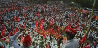 Disappointed With BJP Farmers Begin Kisan March, Farmers begin Nashik to Mumbai march, Farmers defy police whip, Maharashtra govt fails to pacify farmers, Farmers march to Mumbai, Mango News, Maharashtra long march,