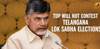 Lok Sabha Elections TDP Withdraws In Telangana, TDP not to contest Lok Sabha polls in Telangana, Mango News, Lok Sabha elections,lok sabha 2019, Telugu Desam Party Telangana, Telangana Lok sabha Polls, TDP in Telangana,