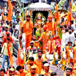 Telangana – Lakhs Of People Start Hanuman Procession Telangana – Lakhs Of People Start Hanuman Procession, #HanumanJayanti, Hanuman Jayanthi procession, Hanuman Shobha yatra route map, Hanuman Jayanti Shobha Yatra In Hyderabad, Hanuman Shobha Yatra Rally 2019, Mango News, Traffic restrictions in Hyderabad, Traffic diverted for Hanuman rally,