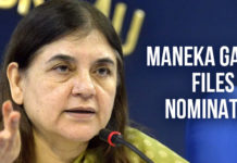 Lok Sabha Elections – Maneka Gandhi Files Nomination Lok Sabha Elections – Maneka Gandhi Files Nomination, Maneka Gandhi files nomination from Sultanpur, Maneka Gandhi Sultanpur Constituency, general elections 2019,Lok Sabha elections 2019, BJP Uttar Pradesh politics, Uttar Pradesh elections, Sultanpur Lok Sabha constituency candidates, Lok Sabha election tracker LIVE, elections 2019, Mango News