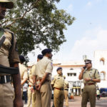 Hyderabad Police On High Alert, Tight security at Hyderabad's Uppal Stadium, State on high alert after blasts in Lanka, State police tighten security in Telangana, SL Blast latest news, #SriLankaAttacks, Mango News, High Alert in Hyderabad City, New Zealand terror attack, Sri Lanka terror attack