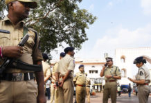 Hyderabad Police On High Alert Hyderabad Police On High Alert, Tight security at Hyderabad's Uppal Stadium, State on high alert after blasts in Lanka, State police tighten security in Telangana, SL Blast latest news, #SriLankaAttacks, Mango News, High Alert in Hyderabad City, New Zealand terror attack, Sri Lanka terror attack