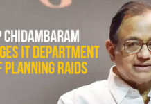 Lok Sabha Elections – P Chidambaram Alleges IT Department Of Planning Raids Lok Sabha Elections – P Chidambaram Alleges IT Department Of Planning Raids, Lok Sabha elections 2019,elections 2019, P Chidambaram latest news, IT raids Chidambaram, Income Tax raids, General election 2019, Chidambaram alleges government, P Chidambaram Lok Sabha election campaign, Mango News