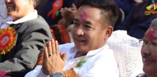 P S Golay Takes Oath As The CM Of Sikkim,Mango News,Breaking News Headlines,Latest Political News 2019,Sikkim CM,Sikkim CM P S Golay,PS Golay Sworn as Sikkim Chief Minister,Sikkim New Chief Minister,P S Golay Sworn as CM of Sikkim