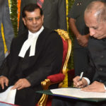 Raghvendra Singh Chauhan Takes Oath As CJ Of Telangana High Court, Justice Raghvendra Singh Chauhan, Chief Justice of Telangana HC, CJ of Telangana HC, Hyderabad High Court judge Chauhan, Justice RS Chauhan Telangana HC Judge, Mango News, Raghvendra Singh Chauhan Oath Taking Ceremony,