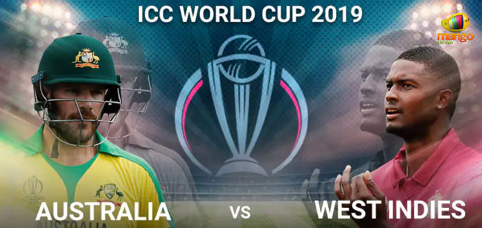 ICC World Cup 2019,Australia Wins Against West Indies,Australia vs West Indies,West Indies vs Australia Highlights,AUS vs WI Match Highlights,australia vs west indies 2019,Australia Vs West Indies Score Updates,Cricket Sports News, ICC 2019 Match Highlights,Mango News
