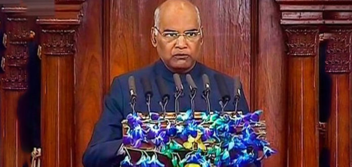 President Ram Nath Kovind Addresses Joint Session Of Parliament, Parliament session Live Updates, Parliament proceedings live, Ram Nath Kovind address, Mango News, 17th Lok Sabha first Session, joint sitting of Parliament, Ram Nath Kovind about One India One Poll