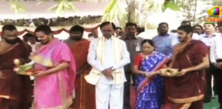 Telangana - KCR Performs Bhumi Puja For New Secretariat, Telangana CM KCR To Perform Bhoomi Puja, CM KCR To Perform Bhoomi Puja For New Secretariat, KCR To Perform Bhoomi Puja For New Secretariat, Bhoomi Puja For New Secretariat, Bhumi Puja for New Telangana Secretariat Building, New Telangana Secretariat Building, CM KCR to perform Bhumi Puja for New Telangana Secretariat Building, Telangana new Secretariat Bhumi Puja, Mango News