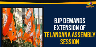 BJP Demands Extension Of Telangana Assembly Session, BJP demands extension of House session, Oppositions Demand to Extend Special Sessions,Two Day Assembly session in Telangana, Telangana Assembly special session, Telangana Assembly To Pass New Municipal Bill, Assembly Special session for new municipal law, BJP about Two Day TS Assembly Session