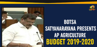 Botsa Satyanarayana Presents AP Agriculture Budget 2019-2020, Municipal & Urban development Minister Botsa, AP Budget 2019, Andhra Pradesh Budget, AP Agriculture Budget, Mango News, AP Budget Sessions 2019, AP Assembly Sessions, Andhra Pradesh Budget 2019 20,