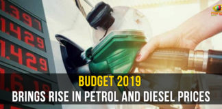 Budget 2019 Brings Rise In Petrol And Diesel Prices, Petrol, diesel prices soar by Rs 2.5, Union Budget 2019, budget petrol diesel prices, diesel and Petrol prices Today, Budget 2019 highlights, Petrol Price Hike, Diesel Price Hike, Govt Raises taxes on Fuel, Nirmala Seetharaman Budget 2019, PM Modi Hails 2019 Budget, Mango News