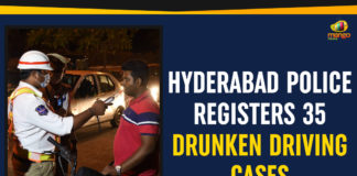 Hyderabad Police Registers 35 Drunken Driving Cases, drunken drive check in Hyderabad, Hyderabad Drunken Drive Checking, Mango News,35 caught drunk driving, drunk and drive court fine in Hyderabad 2019, drunk and drive challan amount in Hyderabad, drunk and drive case procedure in Hyderabad