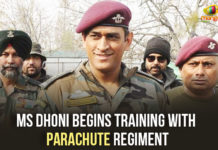 MS Dhoni To Begin Training With Parachute Regiment, MS Dhoni joins Indian Army battalion in Bengaluru, Dhoni joins Army, Dhoni Bengaluru army training, MS Dhoni retirement, India cricket news, India tour of West Indies, MS Dhoni army parachute regiment training, Mango News