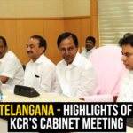 Telangana – Highlights Of KCR’s Cabinet Meeting, Telangana CM KCR Cabinet Meeting, CM KCR Cabinet Meeting At CM Camp Office, TS Cabinet Meeting highlights, New Municipal Act In Telangana, Telangana special assembly meetings, Mango News, TRS membership drive, Telangana Secretariat buildings