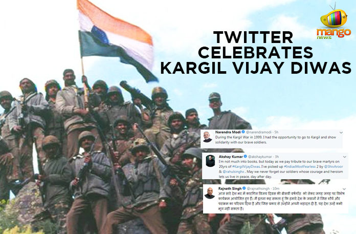 Twitter Celebrates Kargil Vijay Diwas, Kargil Vijay Diwas Updates, Kargil Day 2019, Kargil Victory day, #KargilVijayDiwas, #IndianArmy, #KargilWar, Mango News, Kargil War in 1999, commemorating 20 years of Kargil War, 1999 Kargil War 20th anniversary, Tribute to Kargil war Soldiers