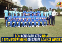 BCCI Congratulates India A Team For Winning ODI Series Against Windies BCCI Congratulates India A Team For Winning ODI Series Against Windies, India A winning one day series vs Windies A, India A vs West Indies A ODIs, Mango News, India A Win Fifth Unofficial ODI Against West Indies A, 5th unofficial ODI, India A Cricket Team matches, BCCI latest news