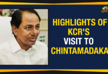KCR To Develop Chintamadaka, Telangana CM KCR Focus On Development Of his Village, KCR birth village Development, CM K Chandrasekhar Rao review development works in his village, Mango news, KCR village Chintamadaka, CM KCR Grand Entry In Chintamadaka Village,