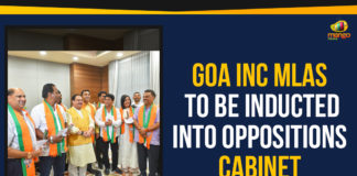 Goa INC MLAs To Be Inducted Into Oppositions Cabinet, Goa Cabinet latest news, 3 Congress rebel MLAs to join Goa Cabinet, Goa Cabinet Reshuffle, Goa Cabinet expansion, Cong rebels inducted in BJP, Mango News, 3 MLAs deserted Congress in Goa,