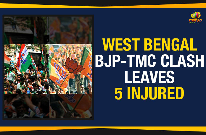 West Bengal – BJP-TMC Clash Leaves 5 Injured, West Bengal clashes latest news, Clash between BJP and TMC workers, BJP TMC activists clash in West Bengal, Mango News, two TMC members attacked, 5 injured in clash between suspected BJP TMC supporters, West Bengal violence latest update