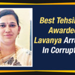 Best Tehsildar Awardee Lavanya Arrested For Corruption, Best Tahsildar Awardee Arrested, Telangana ACB raids home of best tehsildar, Mango News, Tehsildar arrested under corruption, ACB raids in Telangana, Keshampet tehsildar Case, Best Tahsildar Awardee Arrested For Accepting Bribe,