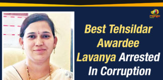 Best Tehsildar Awardee Lavanya Arrested For Corruption, Best Tahsildar Awardee Arrested, Telangana ACB raids home of best tehsildar, Mango News, Tehsildar arrested under corruption, ACB raids in Telangana, Keshampet tehsildar Case, Best Tahsildar Awardee Arrested For Accepting Bribe,