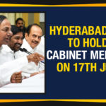 Hyderabad – TRS To Hold Cabinet Meeting On 17th July Hyderabad - TRS To Hold Cabinet Meeting On 17th July, Telangana Cabinet meeting, TS Cabinet meet, Telangana Latest news, Mango News, Telangana latest updates, KCR Cabinet Meet, new Municipal draft bill, two day Assembly session