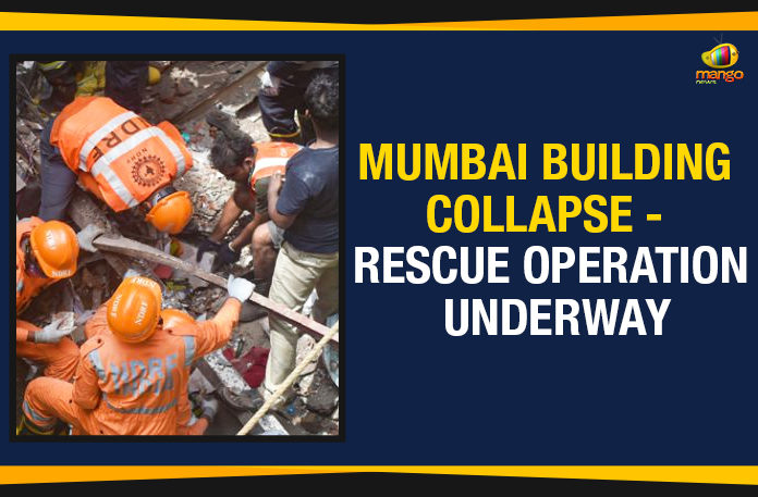 Mumbai Building Collapse - Rescue Operation Underway, Mumbai Dongri building collapse, Mumbai building collapse news, Building Collapse Mumbai, Four storey building collapsed in Mumbai, Mango News, Building Collapses in Mumbai Dongri