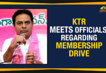 KTR Meets Officials Regarding Membership Drive KTR To Meet Officials Regarding Membership Drive, KTR Latest News and Updates, Mango News, TRS Party Membership Drive, TRS membership enrollment, TRS State Executive Committee, KTR to review membership drive, TRS Chief KTR about Membership Drive,