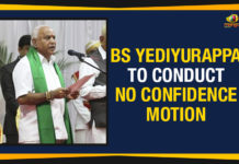BS Yediyurappa To Conduct No Confidence Motion BS Yediyurappa To Conduct No Confidence Motion, BSY Calls for Trust Vote in Karnataka Assembly, Karnataka Assembly trust vote updates, Karnataka new Chief Minister, Yediyurappa Karnataka CM, Karnataka political crisis highlights, Mango News, BS Yediyurappa sworn in as Karnataka CM