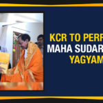KCR To Perform Maha Sudarshan Yagyam Chief Minister of Telangana, CM KCR To Perform Maha Sudarshan Yagyam, K Chandrasekhar Rao, KCR To Perform Maha Sudarshan Yagyam, Latest News, Maha Sudarshan Yagyam, Maha Sudarshan Yagyam in Yadadri, Mango News, Sri Tridandi Chinna Jeeyar Swami, sudarshana homam, Telangana, Telangana CM KCR To Perform Maha Sudarshan Yagyam, Telangana news, Telangana Political News, Telangana Politics