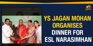 YS Jagan Mohan Organises Dinner For ESL Narasimhan, Jagan Ministers fete Governor E S L Narasimhan, Andhra CM Jagan Reddy Meets Governor ESL Narasimhan, Governor ESL Narasimhan farewell ceremony, All outgoing Andhra Pradesh governor, CM YS Jagan at Governor Narasimhan Farewell, Mango News, farewell dinner for Governor ESL Narasimhan