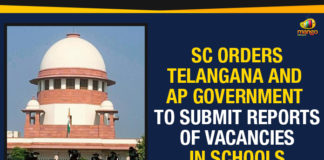 SC Orders Telangana And AP Government To Submit Reports Of Vacancies In Schools, vacancies for teachers, Supreme Court asks Telangana, AP to submit report on teachers vacancies, Supreme Court tells AP Telangana, Teacher Post Vacancies in AP and Telangana, Mango News