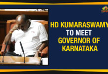 HD Kumaraswamy To Meet Governor Of Karnataka HD Kumaraswamy To Meet Governor Of Karnataka, Karnataka crisis live updates, Karnataka Trust Vote live news, Karnataka Assembly Floor Test Updates, Karnataka Floor Test Live News, Mango News, Speaker Sets 6pm Deadline for Floor Test, No confidence motion Karnataka, CM HD Kumaraswamy seeks appointment with Governor Vajubhai Vala, prolonged delay in trust vote Karnataka