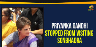 Uttar Pradesh - Priyanka Gandhi Prevented From Visiting Sonbhadra, UP Police stop Priyanka, Priyanka Gandhi Vadra Stopped In Mirzapur, Priyanka Gandhi detained, Sonbhadra firing victims, Priyanka Gandhi Sonbhadra Visit, Mango News