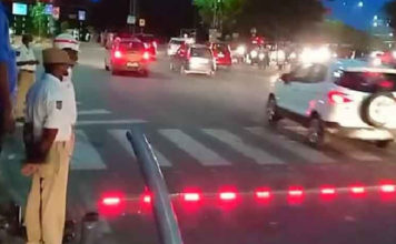 Hyderabad KBR Park Signal To Soon Have LED Speed Breakers,Mango News,Hyderabad KBR Park,Hyderabad KBR Park Signal,KBR Park Signal LED Speed Breakers,Hyderabad LED Speed Breakers,Speed Breakers At Hyderabad KBR Park,Hyderabad Breaking News