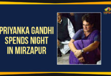Priyanka Gandhi Spends Night In Mirzapur Priyanka Gandhi Spends Night In Mirzapur, Priyanka Gandhi At Mirzapur Guest House, Sonbhadra clash latest update, Priyanka Gandhi stopped from visiting Sonbhadra victims, Sonbhadra massacre, Mango News, Priyanka Gandhi in UP, Priyanka Chunar Guest House, Congress General Secretary Priyanka Gandhi news