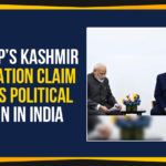 Trump’s Kashmir Mediation Claim Takes Political Turn In India, India Refutes Trump Mediation Claim, India over Donald Trump's Kashmir claims, India denies US President claim on Kashmir mediation, Trump offers to mediate on Kashmir issue, Trump to mediate in Kashmir conflict, Mango News,