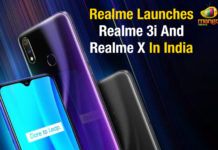 Realme Launches Realme 3i And Realme X In India Realme Launches Realme 3i And Realme X In India, Realme X Realme 3i launched in India, Realme X launched, Realme X price in india, Realme 3i price in india, Realme 3i specifications, Realme X specifications, Mango News