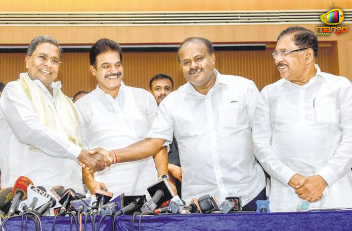 INC Ministers Resign To Save Karnataka Government