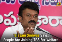 Talasani Srinivas Says, People Are Joining TRS For Welfare Talasani Srinivas Says, People Are Joining TRS For Welfare, People joining TRS for social welfare, TRS Welfare schemes, Talasani Srinivas latest news and updates, TRS Membership Drive, TRS Government development and welfare schemes, Mango News, TRS party membership enrollment drive