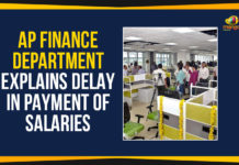 AP Finance Department Explains Delay In Payment Of Salaries AP Finance Department, AP Finance Department Explains Delay In Payment Of Salaries, AP Finance Department Responded On Salaries, AP Finance Department Responded On Salaries Late, AP Finance Department Responded On Salaries Late Issue, AP latest news, AP NEWS, AP Political News, AP Politics, Delay In Payment Of Salaries, Mango News, Salaries Late Issue, YSRCP