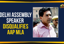 Delhi Assembly Speaker Disqualifies AAP MLA,Assembly Speaker Disqualifies AAP MLA,Speaker Disqualifies AAP MLA,AAP MLA,arvind kejriwal, aap, aam aadmi party, delhi, narendra modi, delhi assembly, bjp, latest news, breaking news, kejriwal,national news,national politics,national political news,mango news